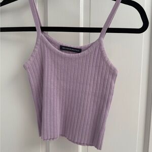 Purple Knit Brandy Melville Top